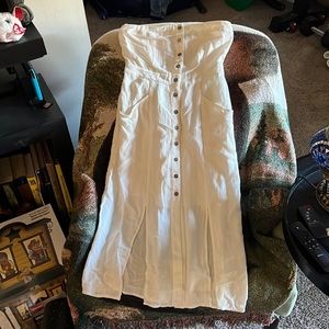 Aakaa size S strapless dress